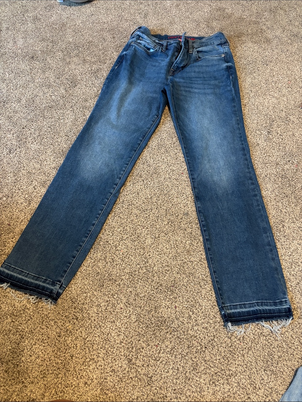 Lucky Brand Women's Medium Blue Straight Leg Jeans